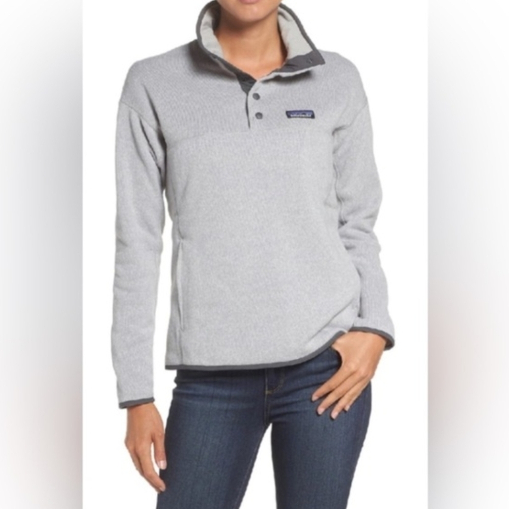 PATAGONIA Lightweight Better Sweater Marsupial Pullover Grey Medium